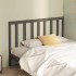 Cabecero de cama madera maciza de pino gris 126x4x100