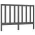Cabecero de cama madera maciza de pino gris 126x4x100