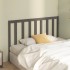 Cabecero de cama madera maciza de pino gris 126x4x100
