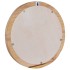 Espejo de pared redondo teca 40