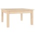 Mesa de centro de madera maciza de pino 55x55x30