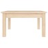 Mesa de centro de madera maciza de pino 55x55x30