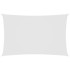 Toldo de vela rectangular tela Oxford blanco 2,5x5