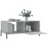Mesa de centro madera contrachapada gris hormigón 90x50x40