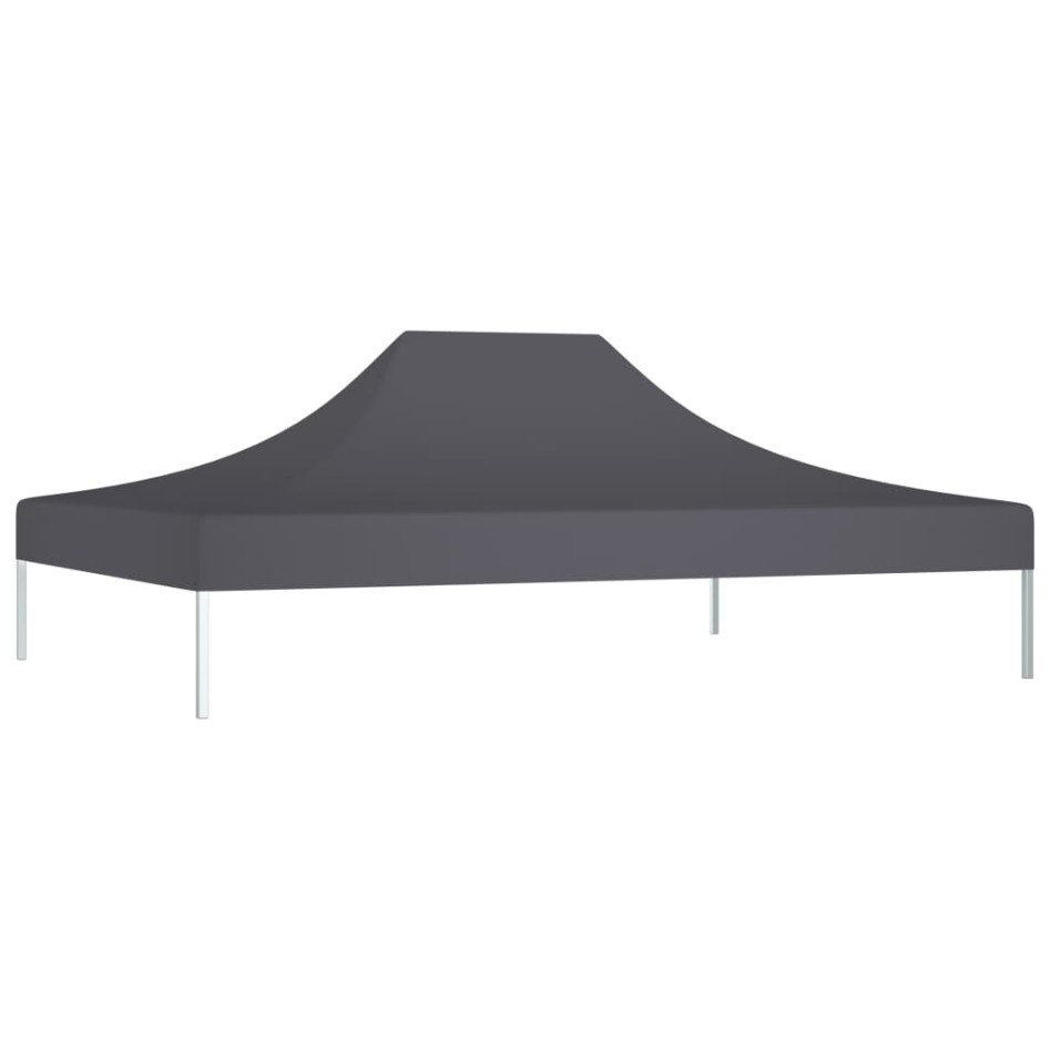 Techo de carpa para celebraciones gris antracita 4,5x3m