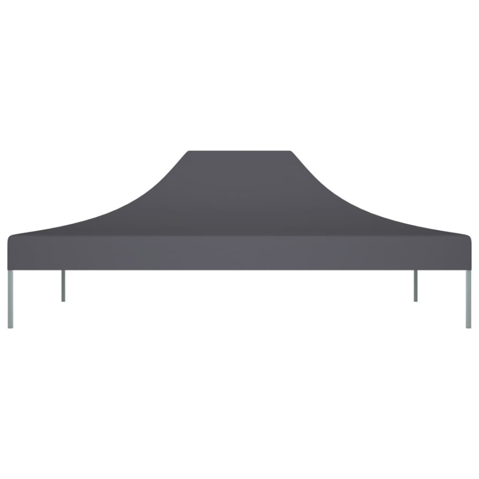 Techo de carpa para celebraciones gris antracita 4,5x3m
