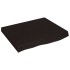 Estante pared madera roble tratada marrón oscuro 60x50x(2-6)