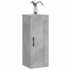 Armario de pared madera ingeniería gris hormigón 34,5x34x90
