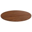 Tablero de mesa redonda madera de roble marrón oscuro Ø60x1,5cm