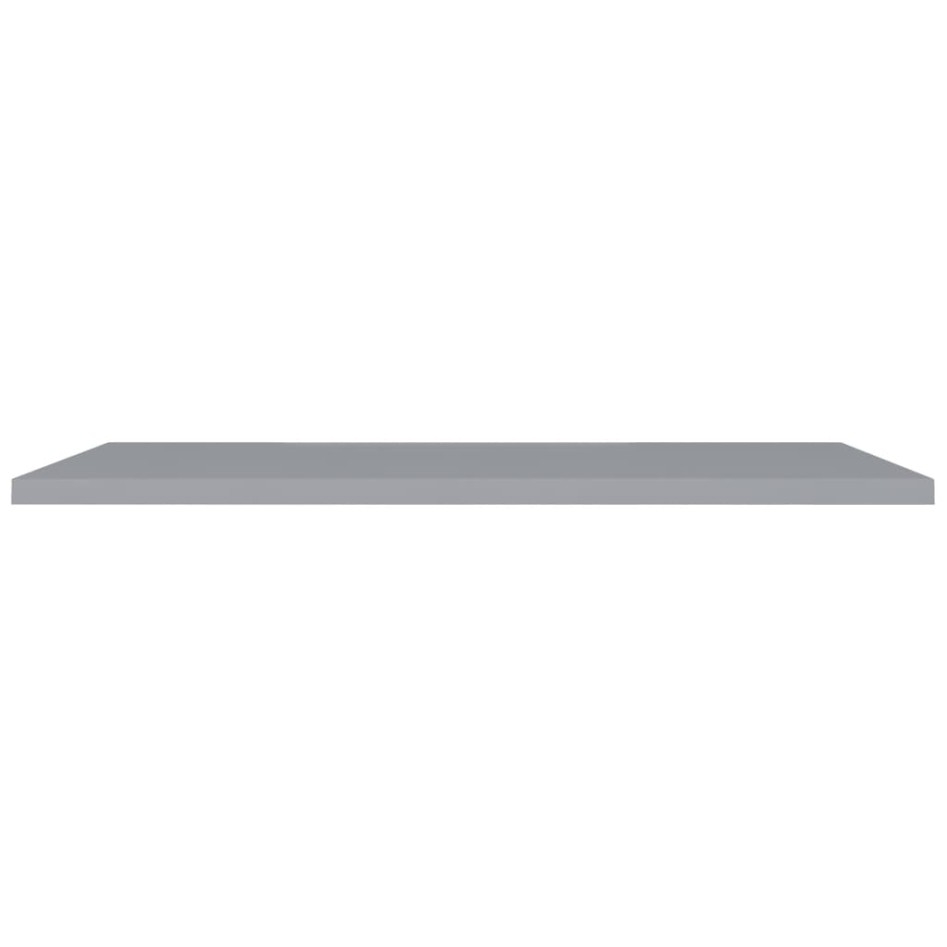 Estante flotante de pared MDF gris 120x23,5x3,8