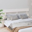 Cabecero de cama madera maciza de pino blanco 184x3x81 cm