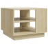 Mesa de centro madera de ingeniería roble Sonoma 55x55x43