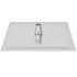 Cabezal de ducha efecto lluvia 2 uds acero inoxidable 25x25