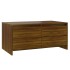 Mesa de centro madera de ingeniería marrón roble 90x50x41,5