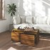 Mesa de centro madera de ingeniería marrón roble 90x50x41,5