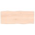 Tablero de mesa madera maciza borde natural 100x40x(2-6)