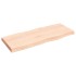 Tablero de mesa madera maciza borde natural 100x40x(2-6)