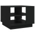 Mesa de centro madera de ingeniería negra 55x55x43