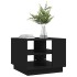 Mesa de centro madera de ingeniería negra 55x55x43