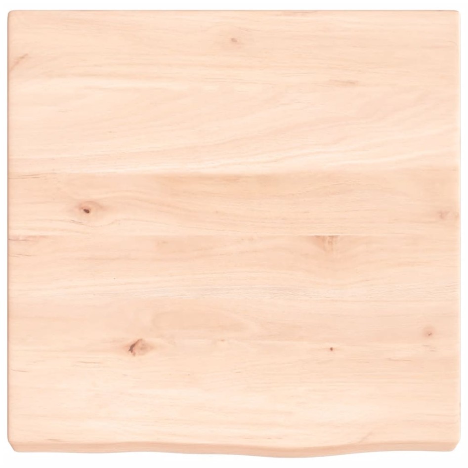 Estante de pared madera maciza roble sin tratar 40x40x(2-4)