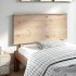 Cabecero de cama madera maciza de pino gris 124x6x82,5