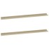 Estantes de pared 2 unidades roble Sonoma 115x9x3