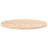 Tablero de mesa ovalado madera maciza de pino 60x30x2,5