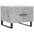 Mesa de centro madera de ingeniería gris hormigón 50x50x40