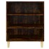 Aparador de madera de ingeniería roble ahumado 57x35x70
