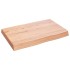 Tablero mesa madera tratada borde natural marrón 60x40x(2-6)