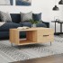 Mesa de centro madera contrachapada roble Sonoma 90x50x40