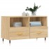 Mueble para TV madera contrachapada roble ahumado 80x36x50