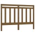 Cabecero de cama madera maciza de pino marrón miel 146x4x100