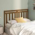 Cabecero de cama madera maciza de pino marrón miel 146x4x100