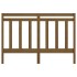 Cabecero de cama madera maciza de pino marrón miel 146x4x100