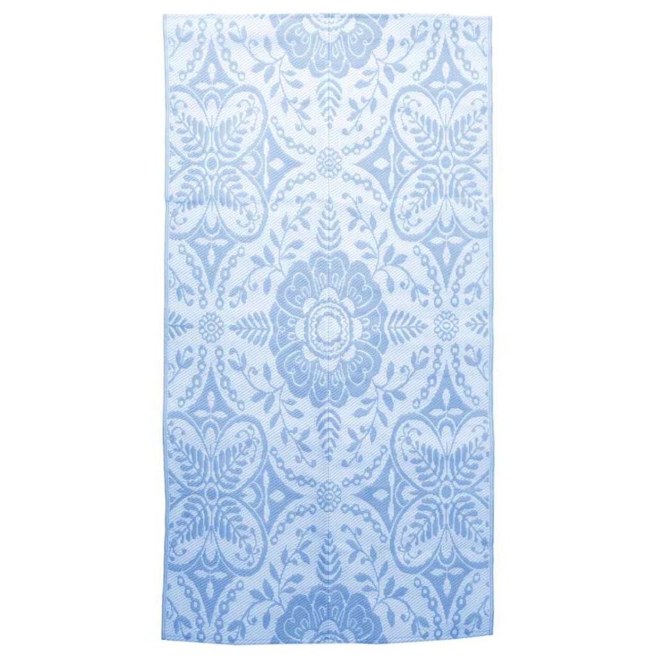 Alfombra exterior ARAKIL azul bebe 160x230 cm