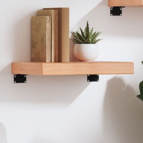 Estante pared madera roble tratada marrón claro 40x30x(2-6)