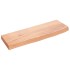 Estante de pared madera de roble tratada marrón claro