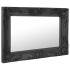 Espejo de pared estilo barroco negro 60x40