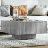 Mesa de centro madera de ingeniería gris Sonoma 60x60x31,5