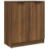 Aparadores 2 uds madera contrachapada roble marrón 60x30x70