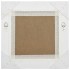 Espejo de pared estilo barroco blanco 40x40