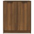 Aparadores 2 uds madera contrachapada roble marrón 60x30x70