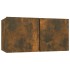 Armario colgante para TV madera roble ahumado 60x30x30