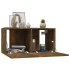 Armario colgante para TV madera roble ahumado 60x30x30