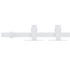 Kit mini puerta corredera armario acero carbono blanco 152