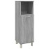 Armario de baño madera contrachapada gris Sonoma 30x30x95