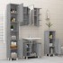 Armario de baño madera contrachapada gris Sonoma 30x30x95