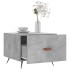 Mesa de centro madera de ingeniería gris hormigón 50x50x40