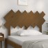 Cabecero de cama madera maciza pino marrón miel 122,5x3x80,5
